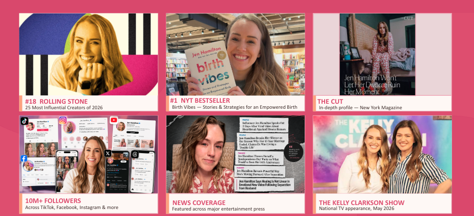 Jen Hamilton creator pitch deck
